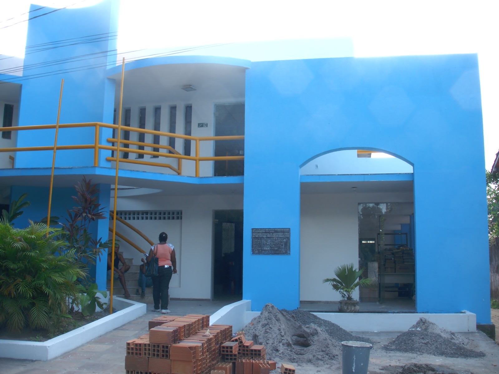 Biblioteca Municipal de Vera cruz, situada na Ilhota