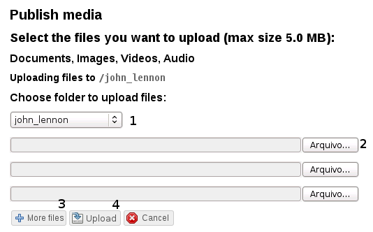 Uploading files from CMS