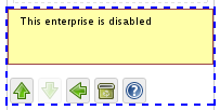 Disabled enterprise block