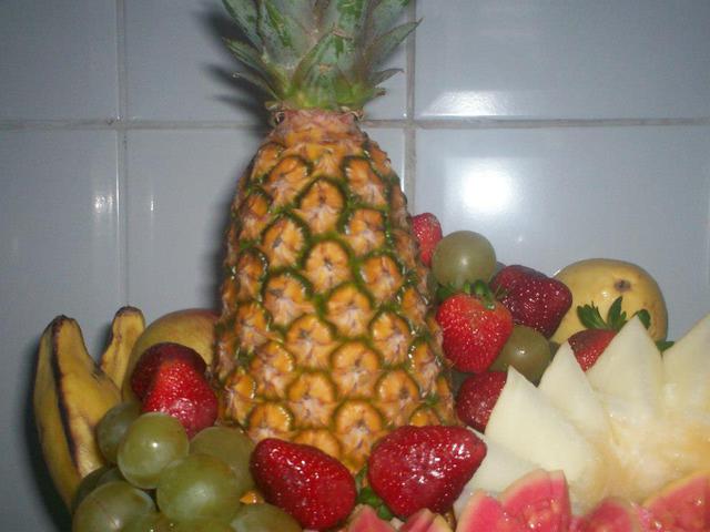 Coofe frutas decoracao display