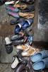 India sapatos fora de casa display