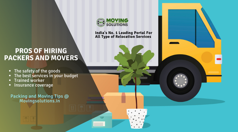 Pros of hiring packers and movers