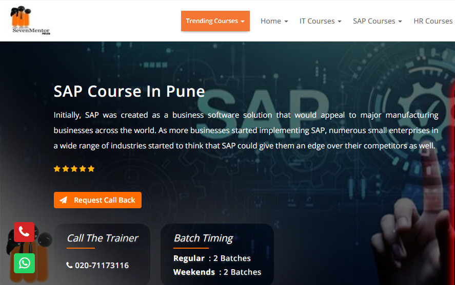 Sap course in pune