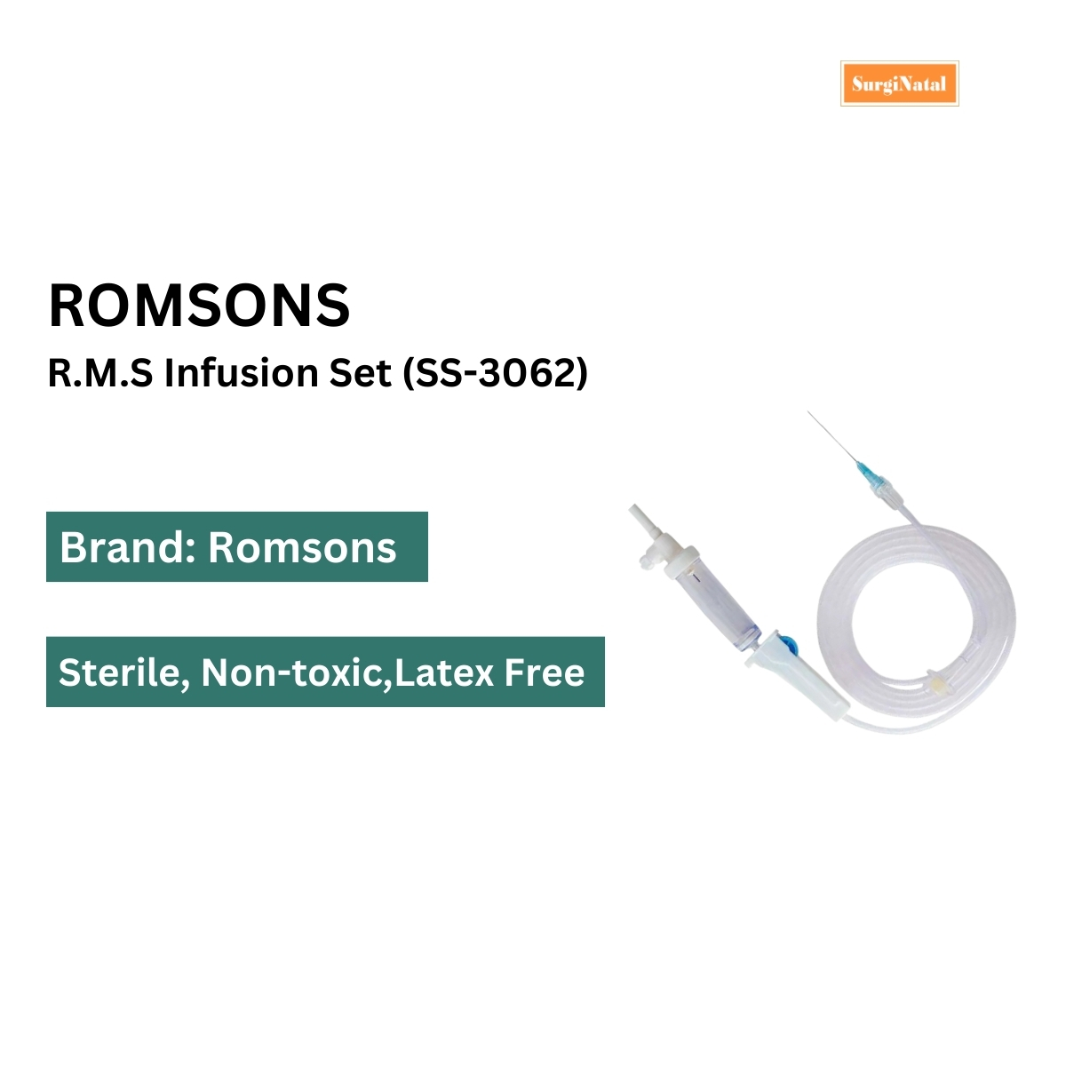 Rms infusion set surginatal