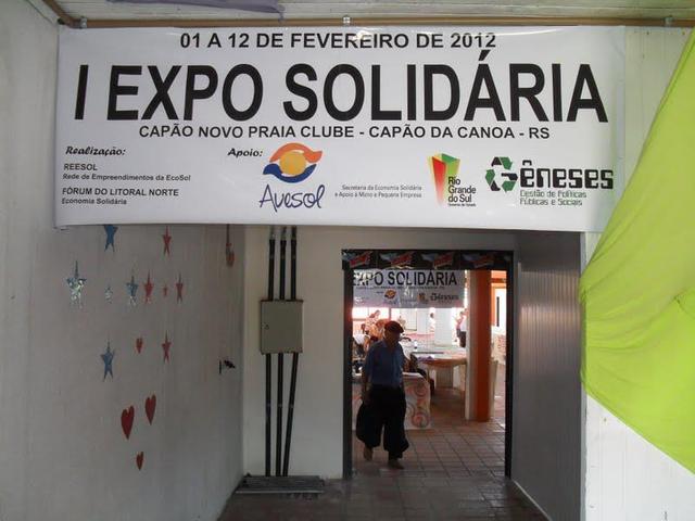 Feira expo solidaria display