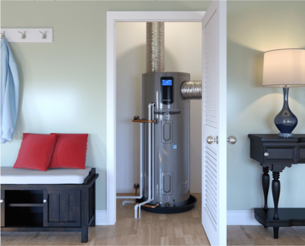 Best hybrid water heater display