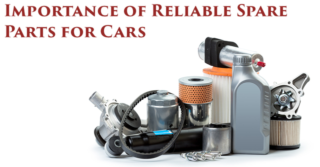 Importance of reliable spare parts for cars title pic display