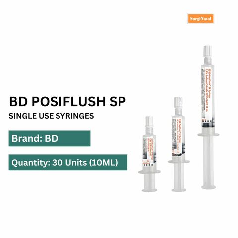 Prefilled saline syringe   surginatal display
