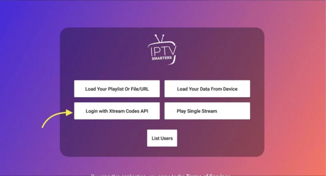 Smarters iptv pro application interface 1 1 1024x554 display